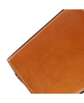 Strap Box Top Handle Bag Leather