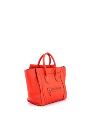 Mini Luggage Bag Grainy Leather