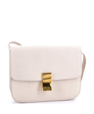 Medium Classic Box Bag Grainy Leather