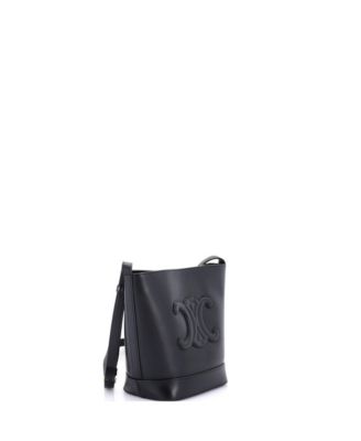 Small Cuir Triomphe Bucket Bag Leather