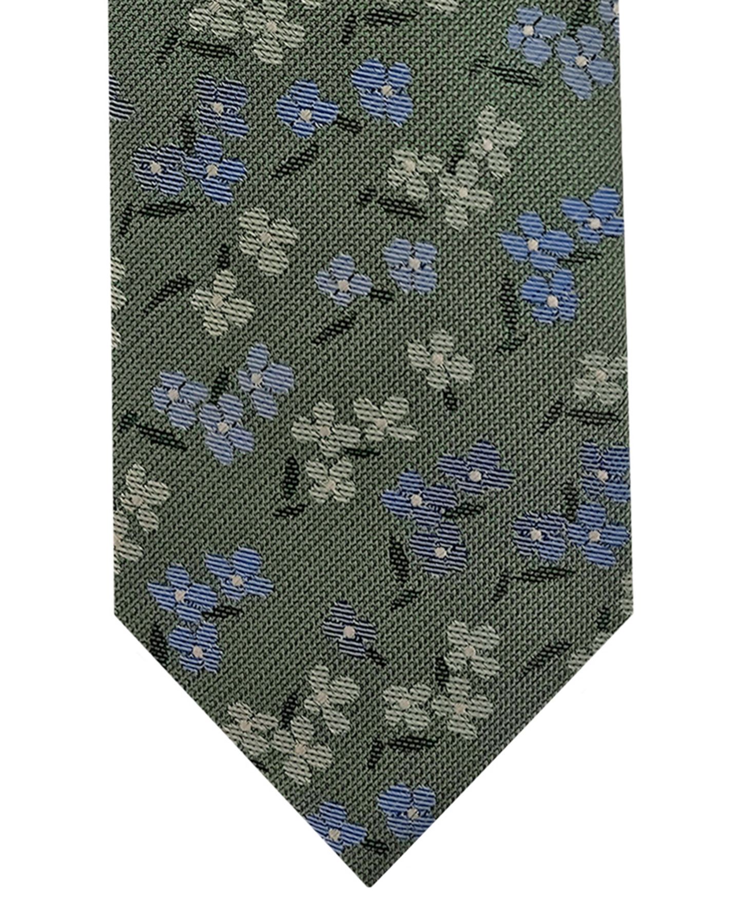 Мужской галстук Van Heusen с мелким цветочным принтом, цвет: Мятный — фото 2