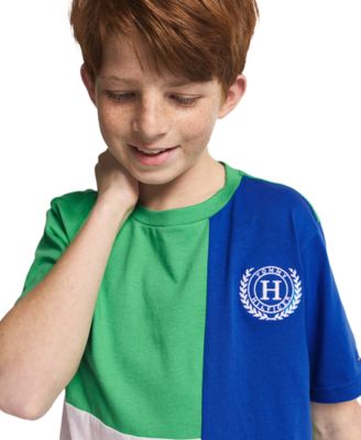Boys' 8-20 Tri-Block Short-Sleeve T-Shirt