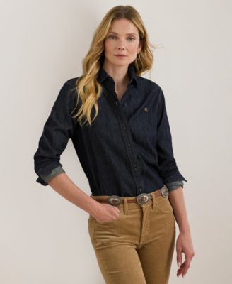 Women's Classic-Fit Long-Sleeve Shirt