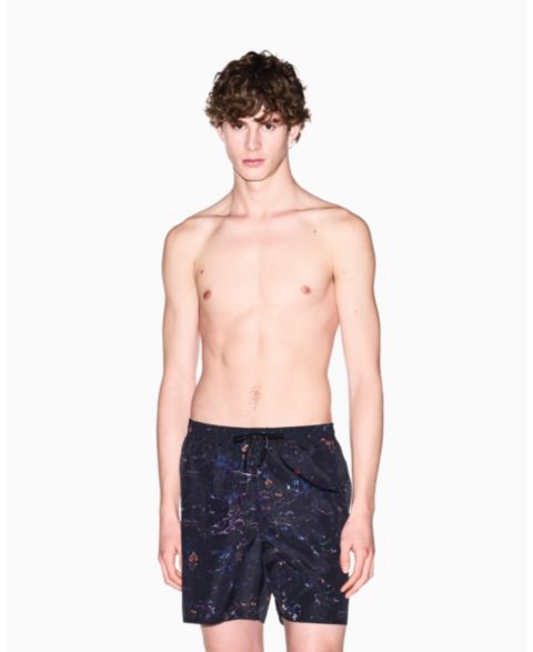 Плавки Flower для мужчин — A|X Armani Exchange, цвет: С принтом