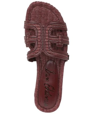 Bay Slip-On Flat Leather Casual Sandals