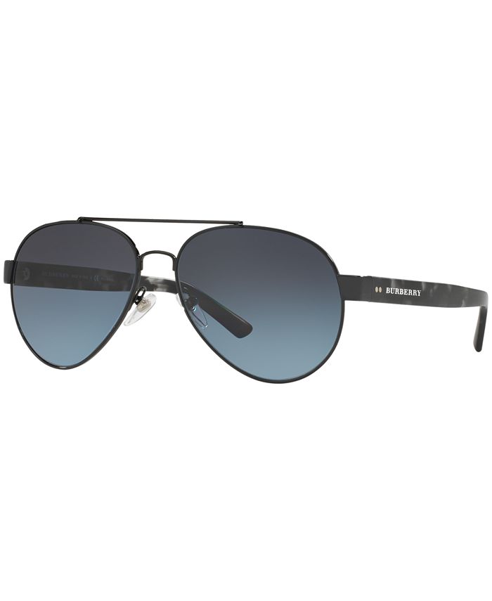 Burberry Polarized Sunglasses, BE3086 - Macy's