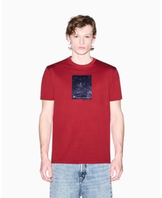 Men's Short Sleeve Floral Box T-Shirt