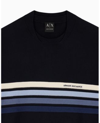 Men's 4 Stripes Cotton Sweater