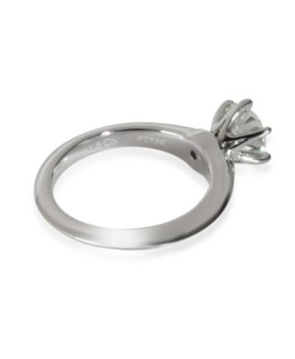 Solitaire Engagement Ring in Platinum H VS2 1.02 CTW