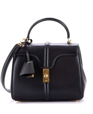 Small 16 Top Handle Bag Smooth Calfskin