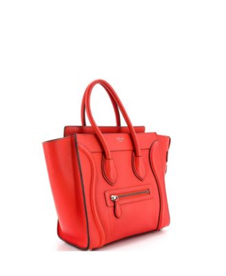 Micro Luggage Bag Grainy Leather