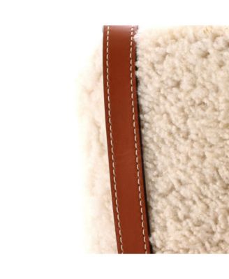 Mini Triomphe Shoulder Bag Shearling