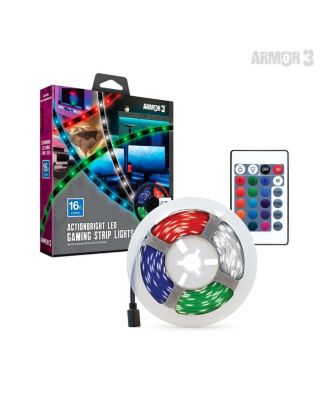 LED Strip Lights 16ft Color Changing Gaming Room Lighting Kit w/ Remote