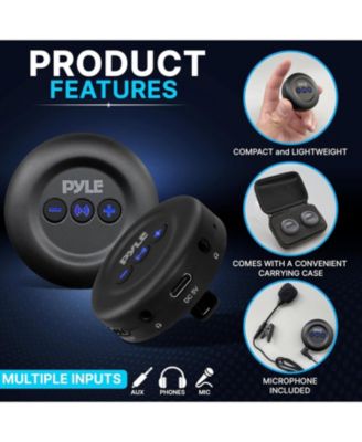 Wireless Transmitter and Receiver Set with Microphone Voice-Over (PDWMU20) - Plug and Play