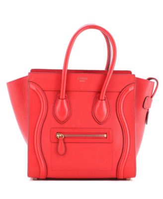 Micro Luggage Bag Grainy Leather