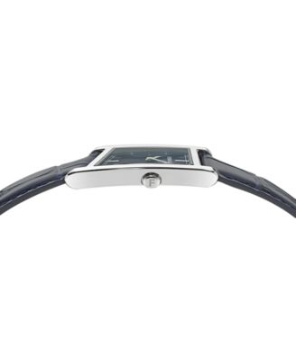 Men's Silver Stainless Steel Bracelet Watch, 39x24mm