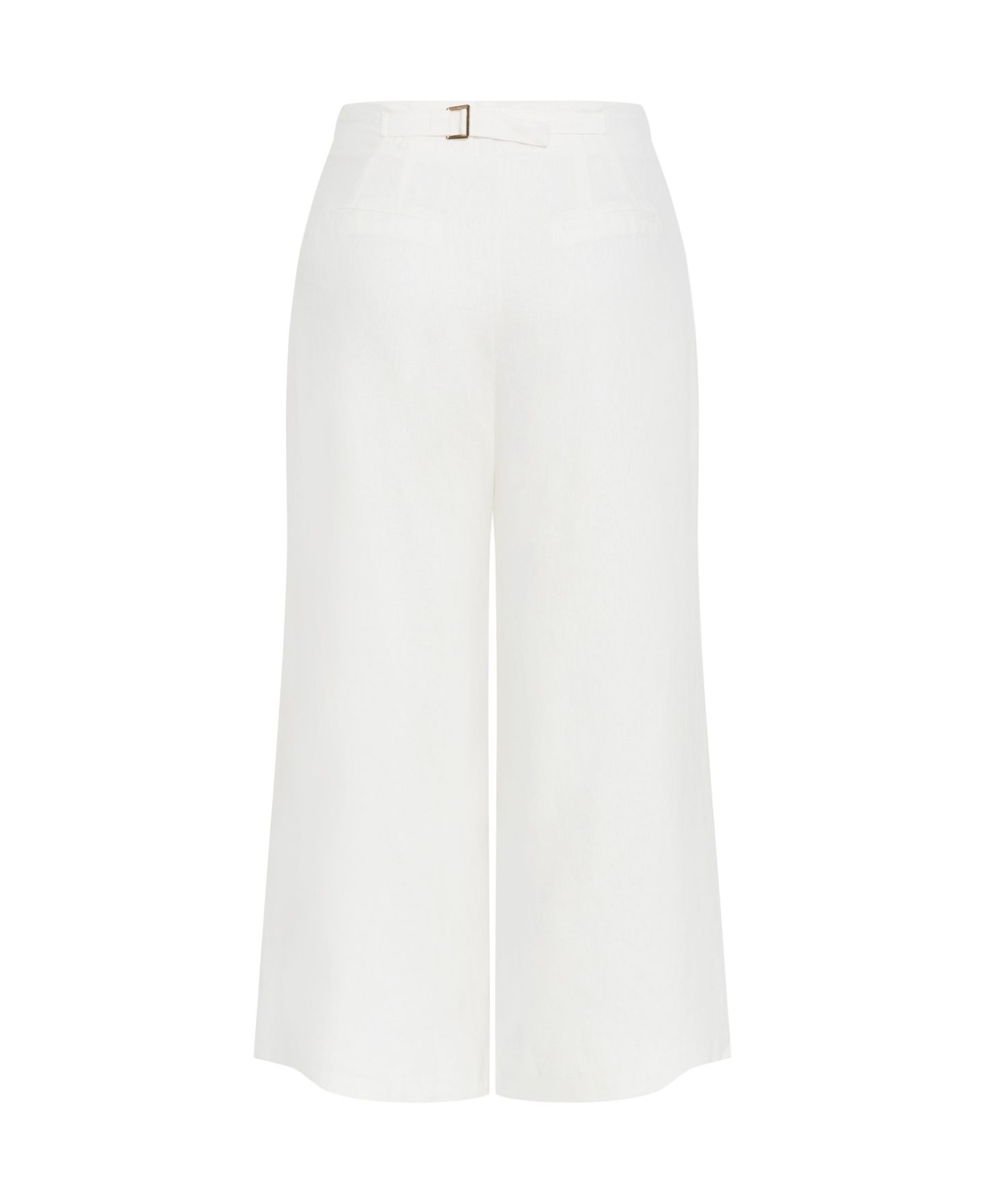 Женские брюки CITY CHIC Plus Size Abbie Linen, цвет: Слоновая кость — фото 4