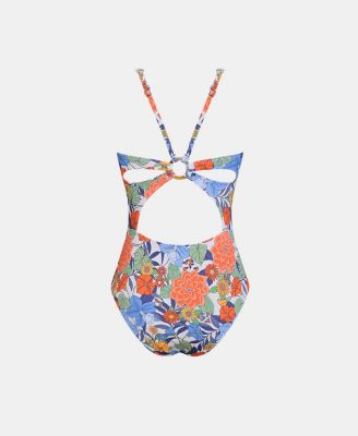 Women's Classic One-Piece Swimsuit with Back O-Ring Detail