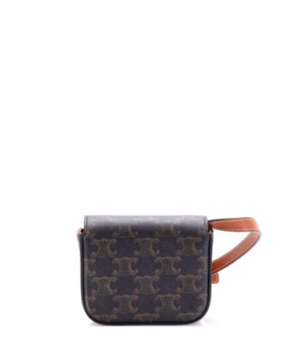 Mini Triomphe Shoulder Bag Triomphe Coated Canvas