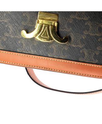 Medium Triomphe Shoulder Bag Triomphe Coated Canvas