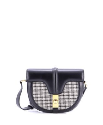 Small Besace 16 Bag Tweed and Leather