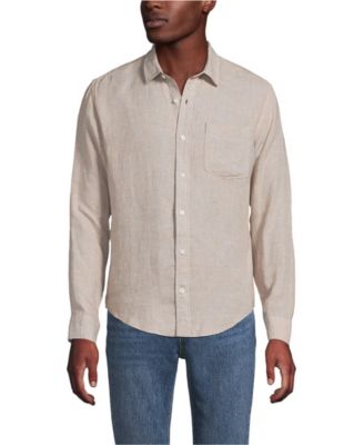 Men's Long Sleeve Linen Shirt
