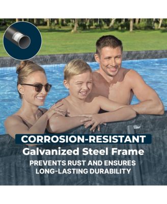 APX 365 Rectangular Above Ground Swimming Pool Set