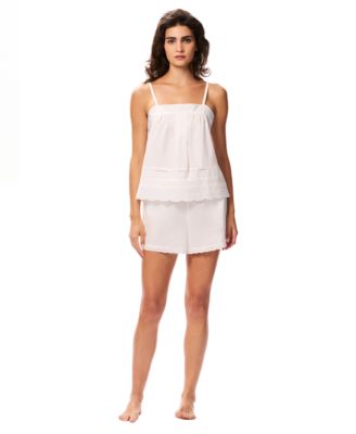 Women's Square Neck Tank Top and Pull-On Shorts, 2-Piece Set