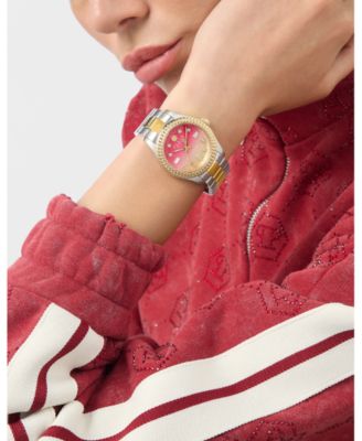 Women's Queen Two-Tone Stainless Steel Bracelet Watch, 36mm