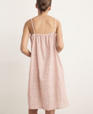 Women's Cotton Spaghetti-Strap Nightgown
