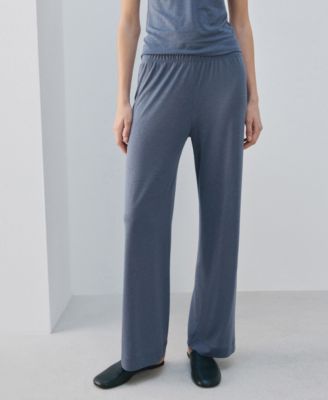 Women's Basic Long Lyocell Trousers