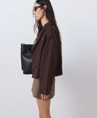 Women's Houndstooth Short Skirt