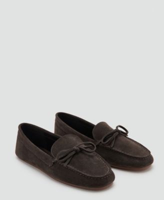 Women's Bow Suede Moccasins