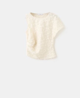 Women's Asymmetrical Textured Top