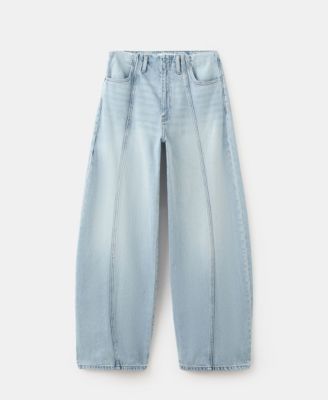 Women's Seams Detail Balloon Jeans
