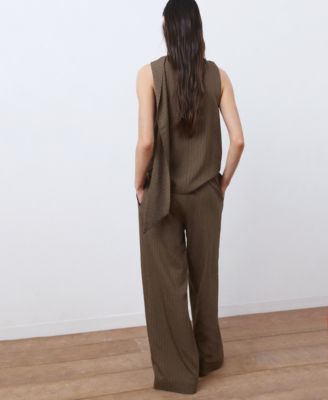 Women's Straight Striped Pants