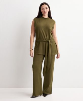 Women's Belt Knit Waistcoat