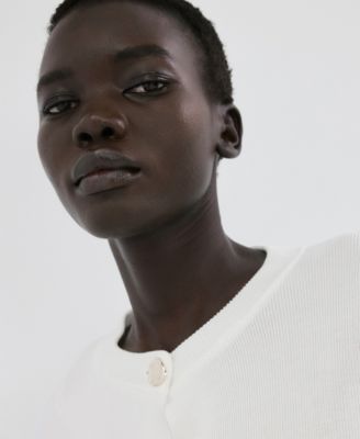 Women's Jewel Button Knitted Cardigan