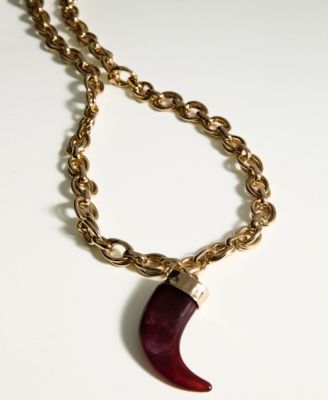 Women's Resin Pendant Necklace