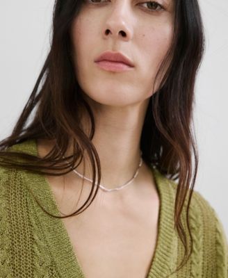 Women's Knitted Braided Cardigan