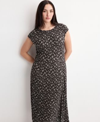 Women's Floral-Print Midi-Dress