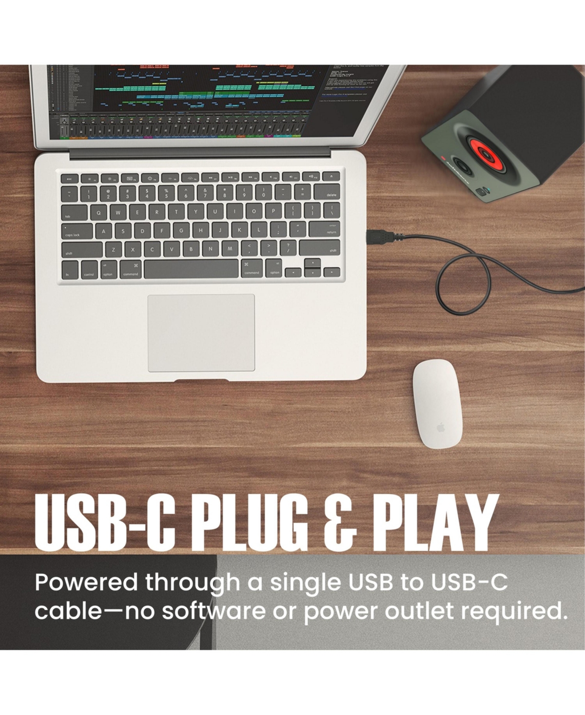 AudioSource 2.0 Stereo Bluetooth 5.3 Dual Driver Desktop Pc Speakers