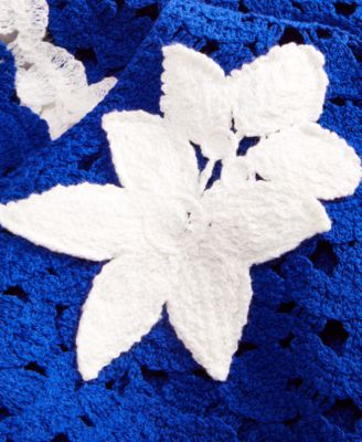 On 34th Women's 3D Flower Crochet Sweater, Macy's Exclusive - Macy's