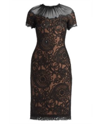 Women's Sable Embroidered Tulle Dress