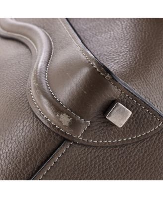 Micro Luggage Bag Grainy Leather