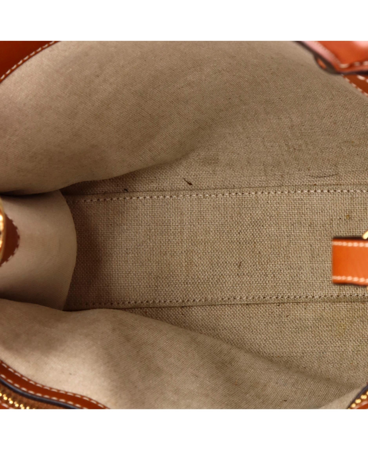 Pre-Owned Celine Small Vertical Cabas Tote Floral Jacquard with Leather