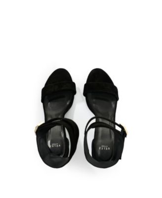 Suede Women's Leather Heeled Sandals