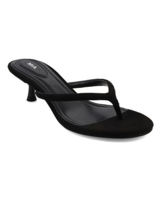 Women's Farren Kitten Heel Thong Dress Sandals