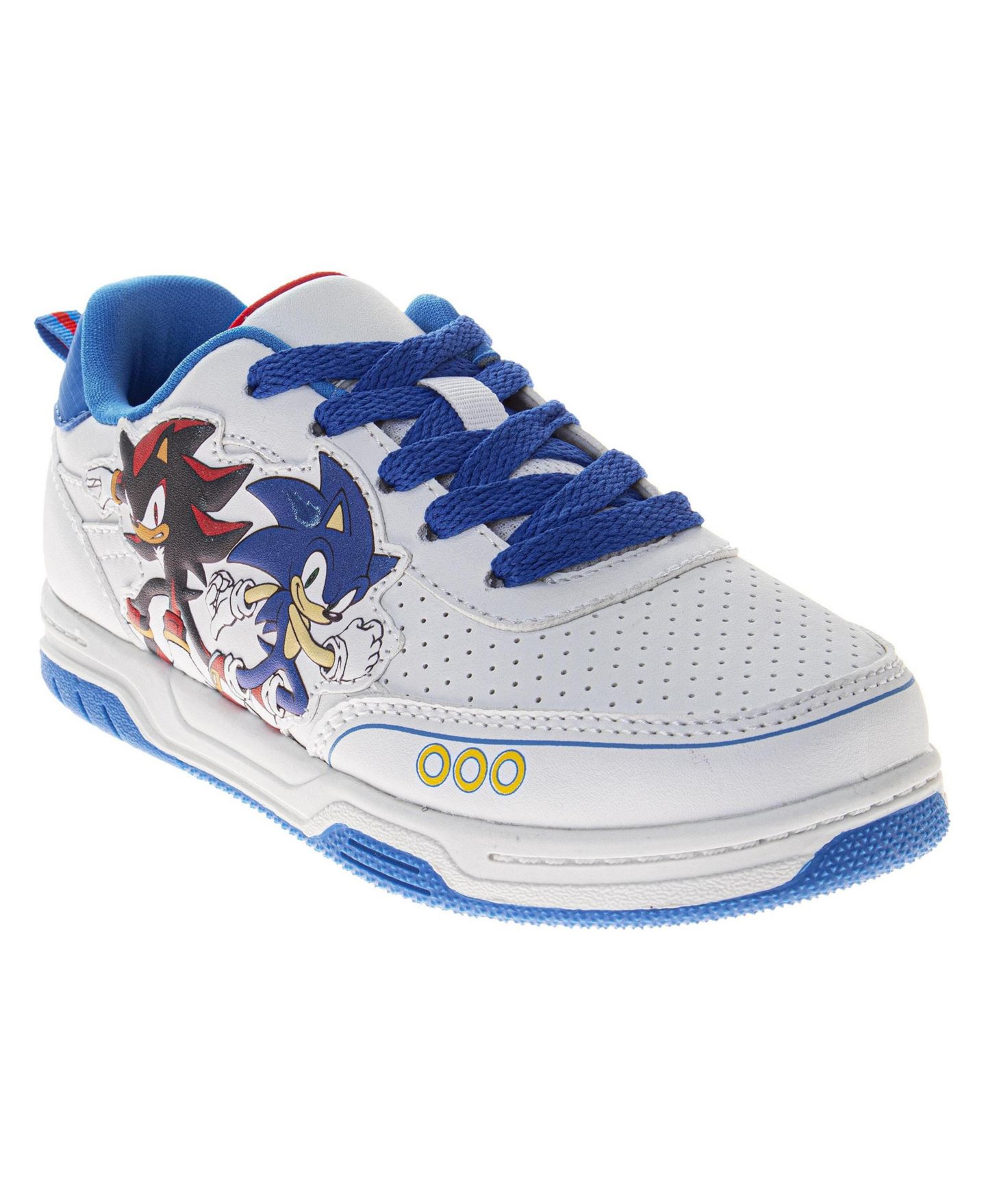 Кроссовки Sonic The Hedgehog Rival Racers Court Sneakers для мальчиков, цвет: Белый синий — фото 1
