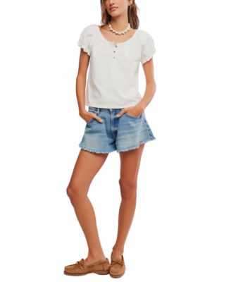 Women's Issa Short-Sleeve Scoop Neck Top